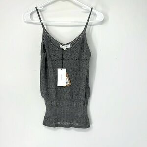 Sita murt NWT Gray Knit Women's tank top medium